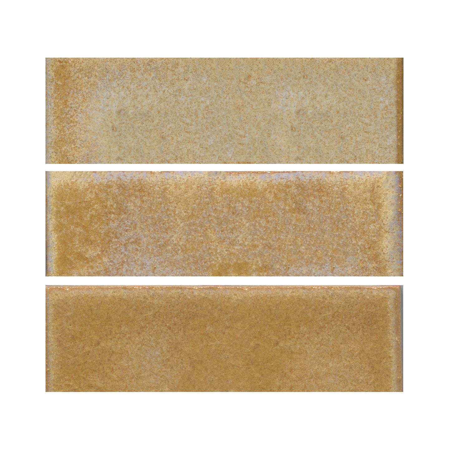 Coffee Cake glaze with iron spots a golden yellow color